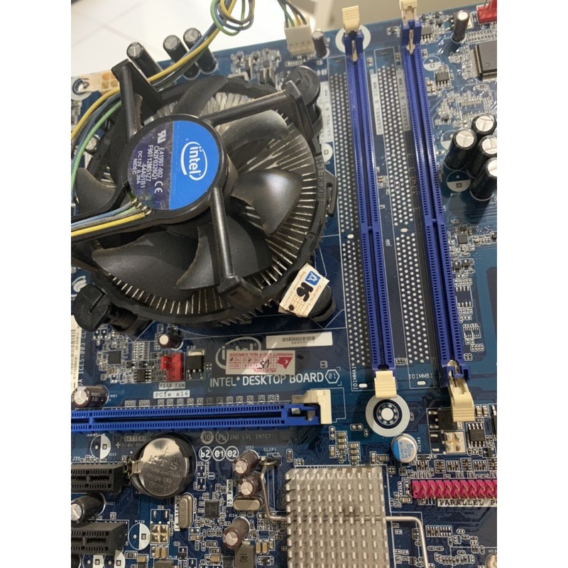 Sepaket mobo motherboard processor i5 fan processor