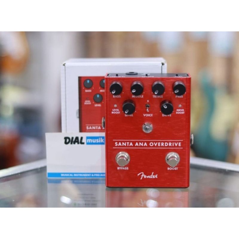 Fender Santa Ana OverDrive Guitar Effects Pedal - Efek Gitar Elektrik