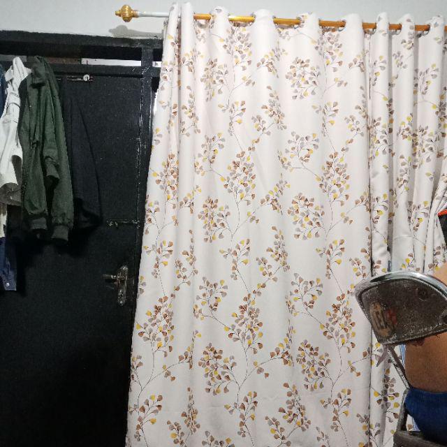 Gorden Blackout Blazer Asli Edelweis Kuning Hordeng Gordyn Tirai Minimalis Murah