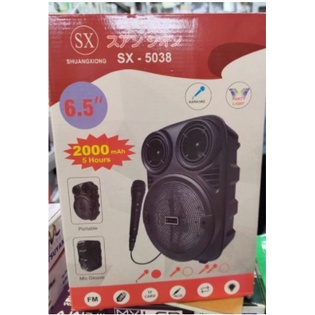 Speaker Bluetooth Kaoroke Free Mic Murah