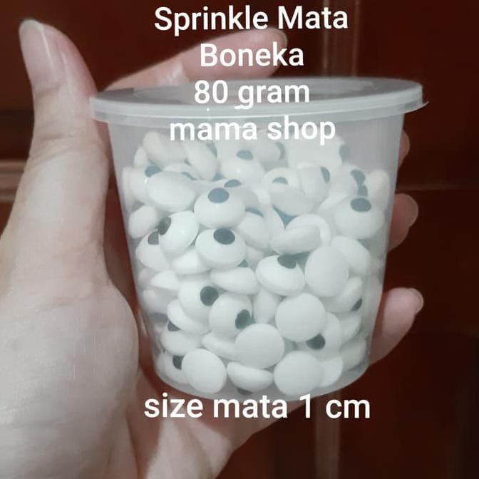 

[BISA BAYAR DITEMPAT] Sprinkle Trimit Mata Boneka Candy Hiasan Kue Permen 80 gr Bisa diMakan