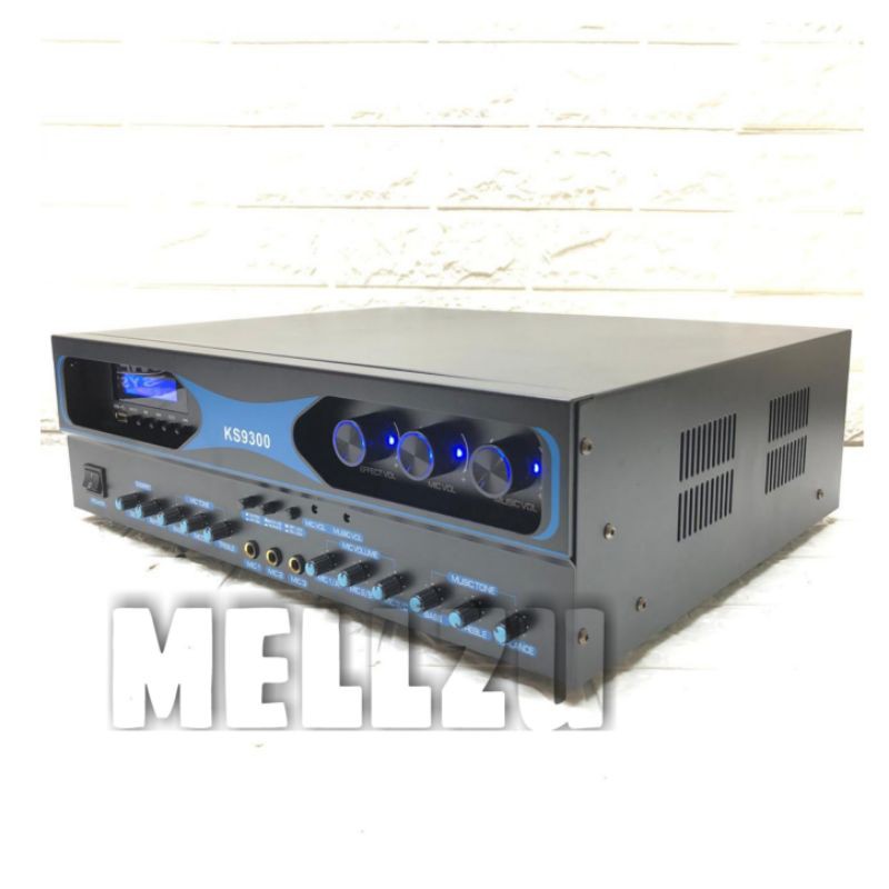 Amplifier Karaoke Crimson KS 9300 Original 1200 Watt Bluetooth - USB