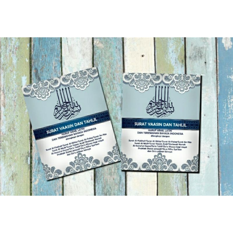 Buku Yasin Tahlil Latin Terjemah