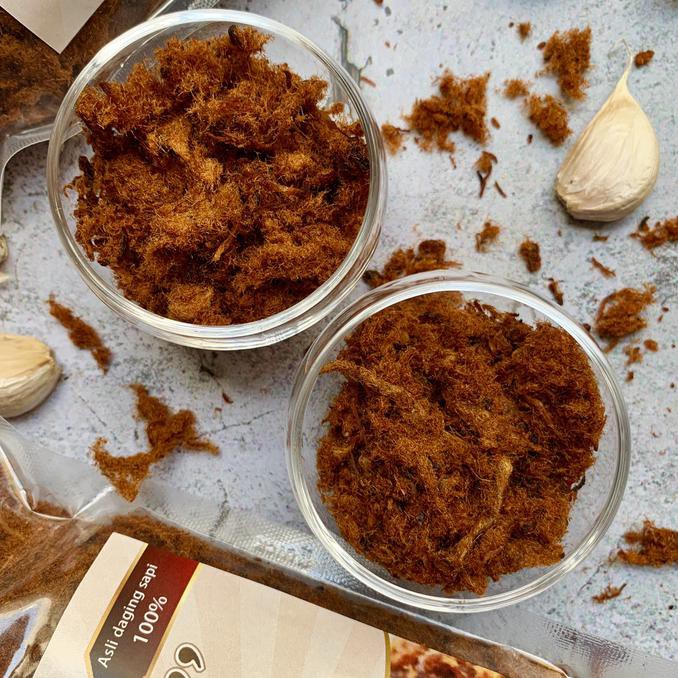 

Abon sapi premium tenderloin 200 gram rasa manis sedang