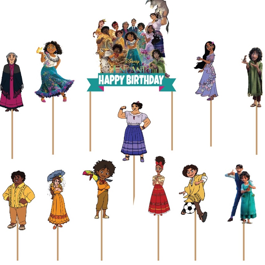 Cake topper Encanto Walt disney
