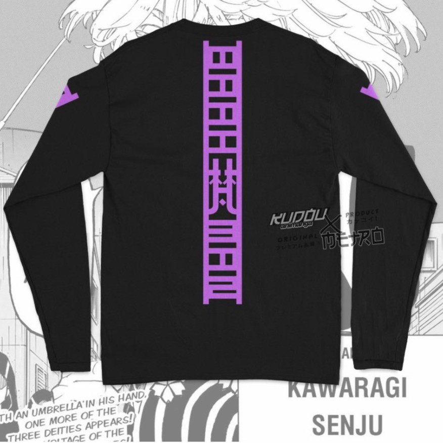 Longsleeve Gang Brahman Tokyo Revengers Anime Manga Geng Motor Kawaragi Senju