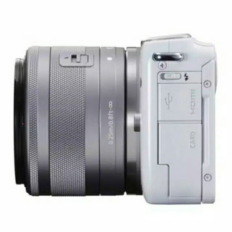 Canon EOS M10 Lens EF-M15-45mm Layar Lipat Second Like New Wifi Layar Touchscreen