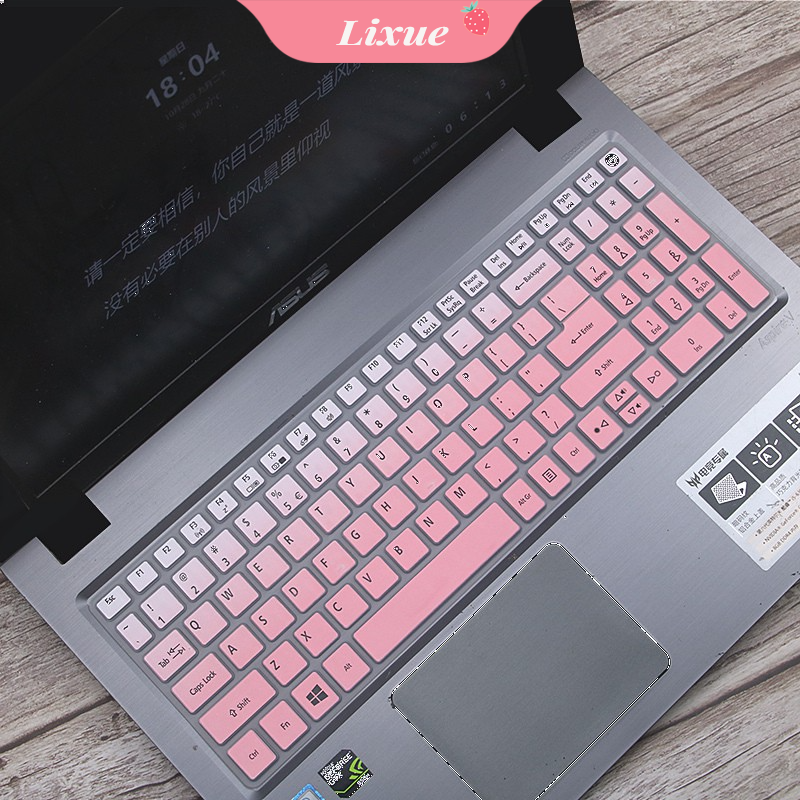 Lixue Acer 15.6 Inch Silicone Keyboard Cover Protector for Aspire 3 A315 Aspire 5 A515 A715 A311 Acer E5-575G-51SF A615 TMP2510 TX520 E5-576G Keypad Skin Case