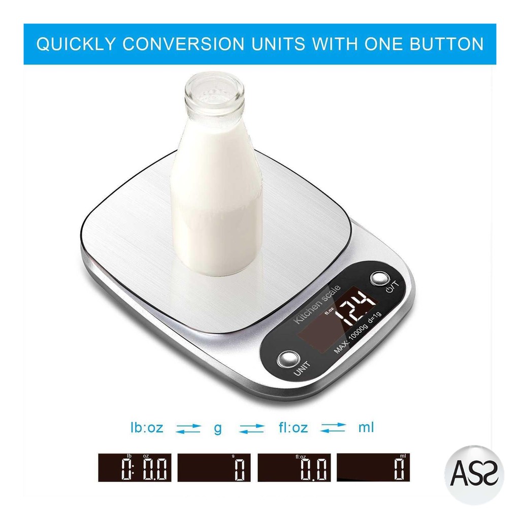 ASS Shop - Taffware Digipounds Timbangan Dapur Digital Kitchen Scale 10kg 1g Z2S