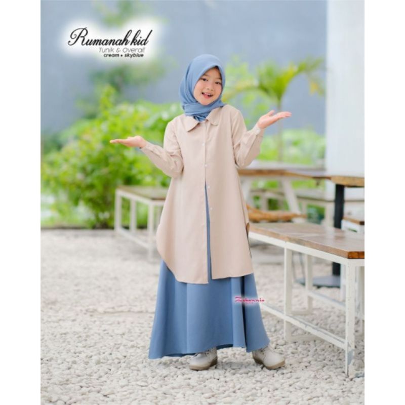 RUMANAH KIDS • SETELAN OVERALL &amp; TUNIK • ZABANNIA