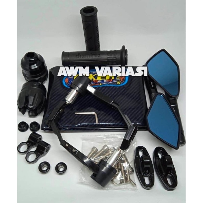 PROMO PAKET HEMAT(5 ITEM) KULIT JOK+SPION TOMOK V2+PROGAUT ROBOT+JALU AS+GRIP BAD CARBON UNIVERSAL