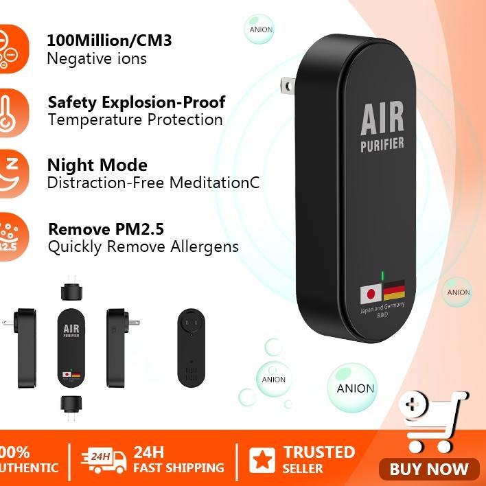JAMAY Air Purifier Q8Plus Personal Mini Air Purifying Negative Ionizer Air Purifier home