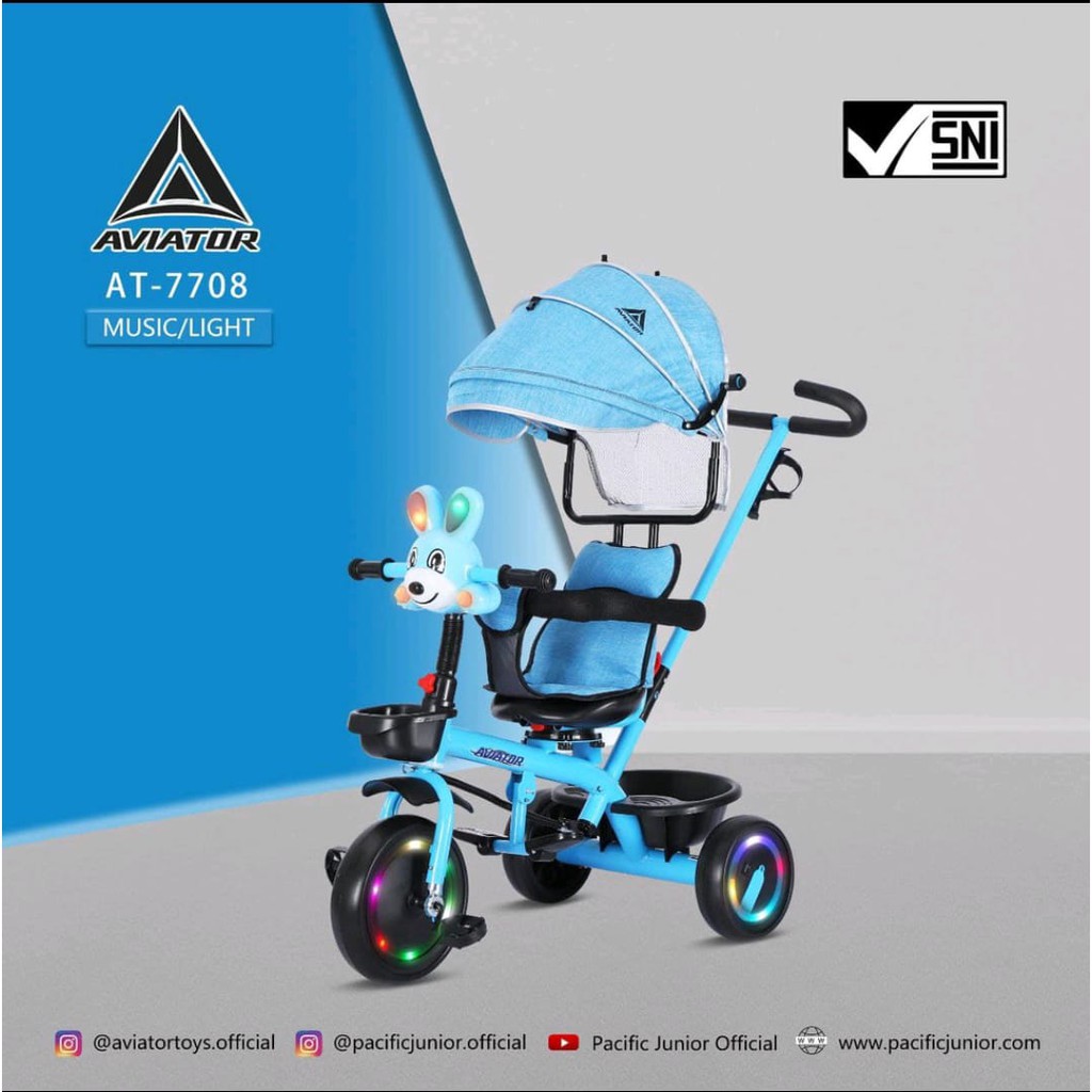 SEPEDA RODA TIGA AVIATOR AT 7708 TERBARU