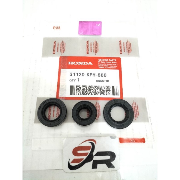 SIL SIL KOMPLIT 3 PCS (KPH) HONDA ORIGINALSUPRA X 125  KARISMA  KIRANA