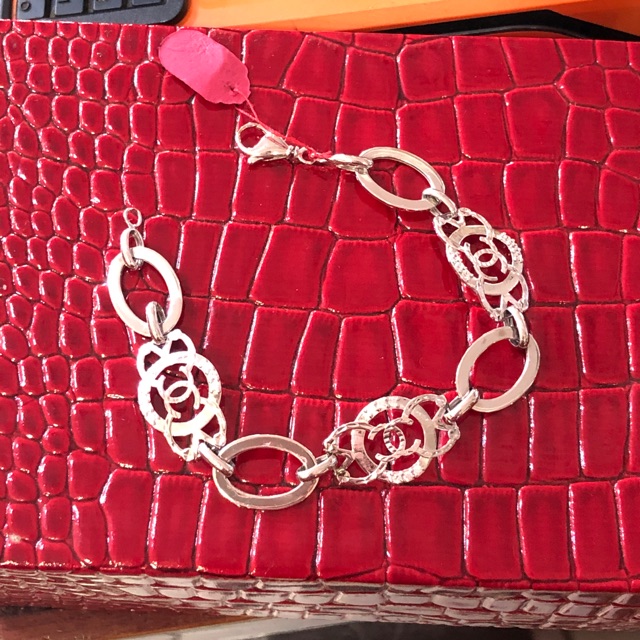 Gelang rantai mas putih