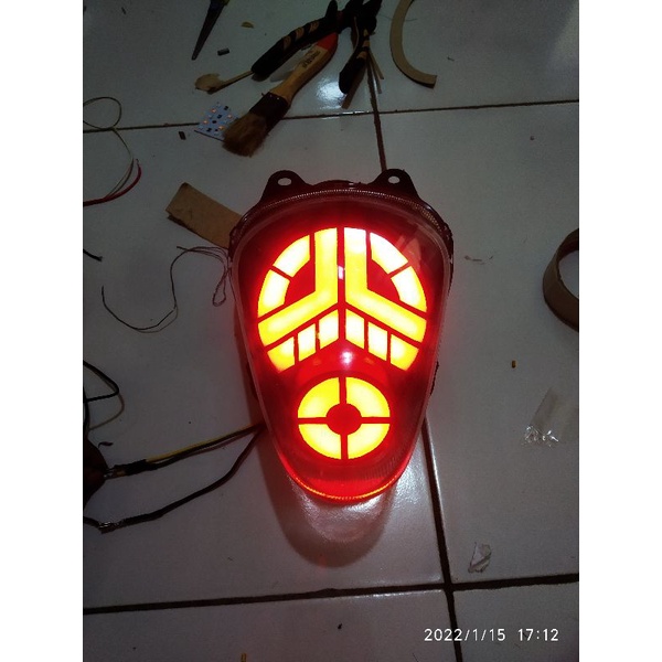custom stoplamp Scoopy fi