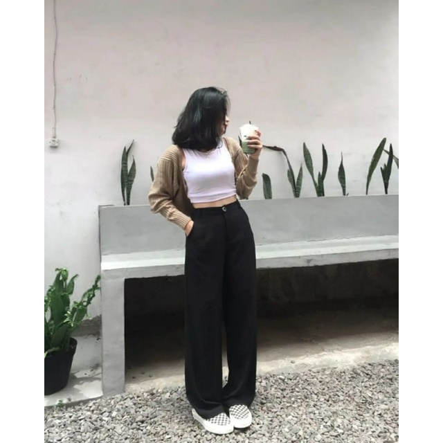 READY KARA CULOTTE / KOREAN LONG CULOTTE / LOUI PANTS / INKANO / BEIGE STUDIO / OUTFIX / OCLOOFFICIA