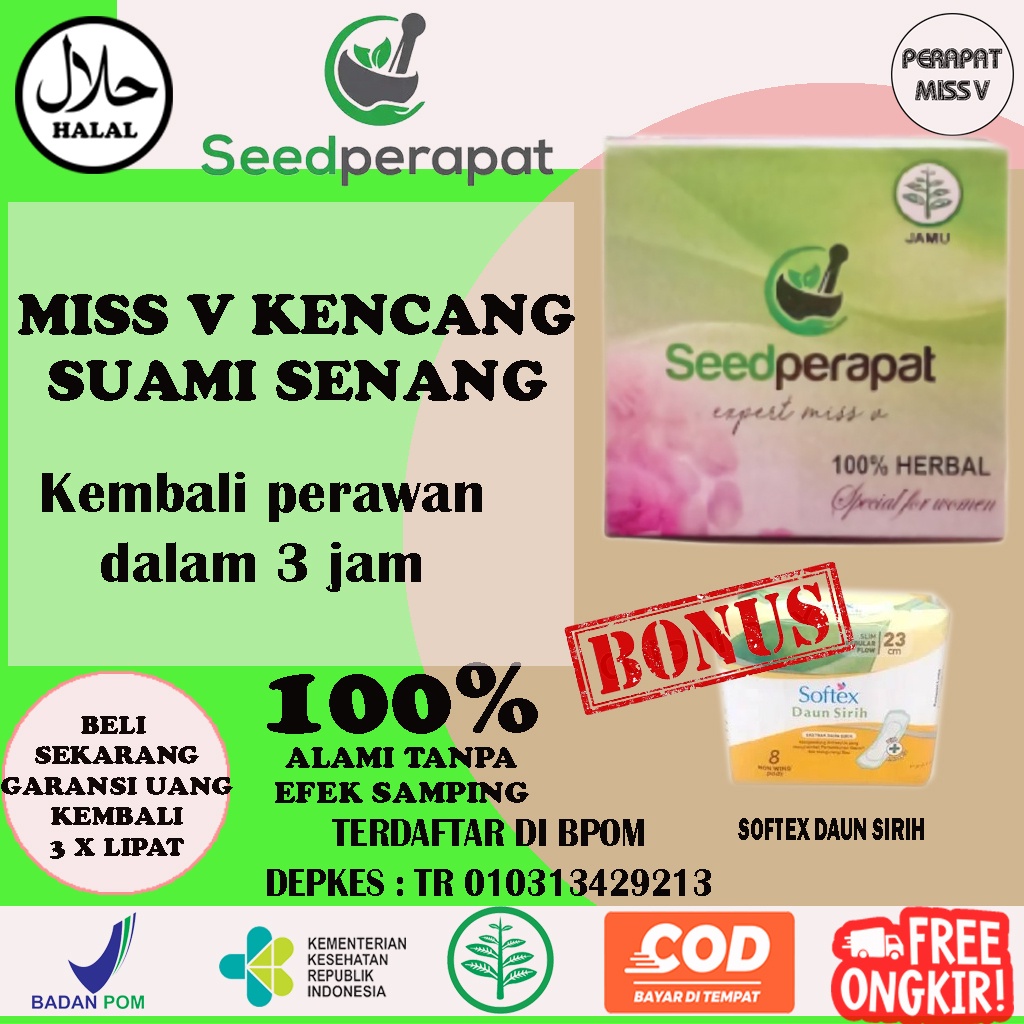 Seed Perapat Miss V Agar Kembali Perawan Obat Perapat Miss V Kewanitaan Jamu Rapet Perawan Aman BPOM