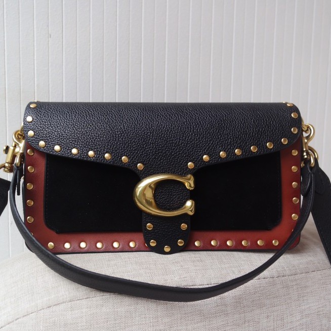 COACH 79338 Asli baru fashion wanita tas bahu/tas selempang/tas amplop tas persegi kecil