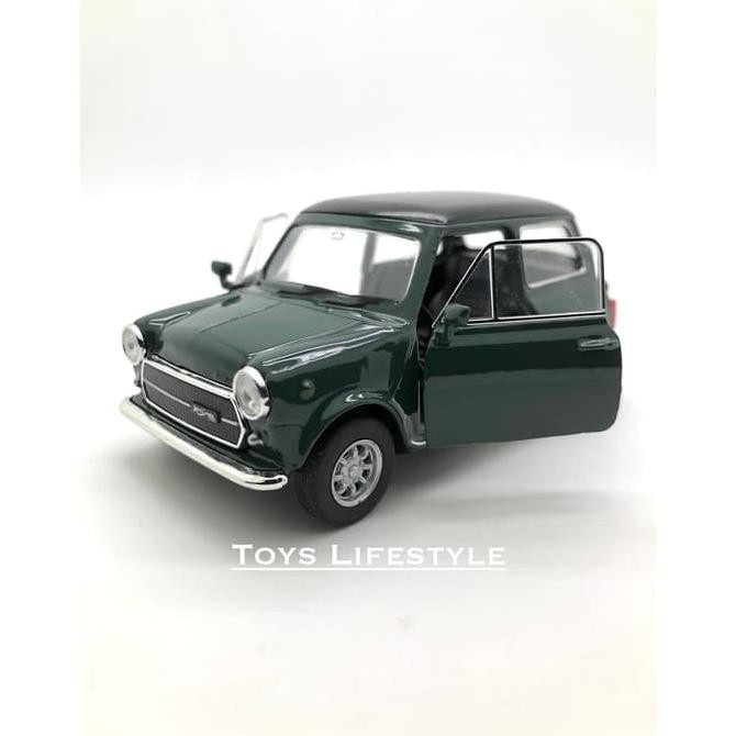 Welly Diecast - Mini Cooper 1300 Skala 1:32 (Hijau Tua)