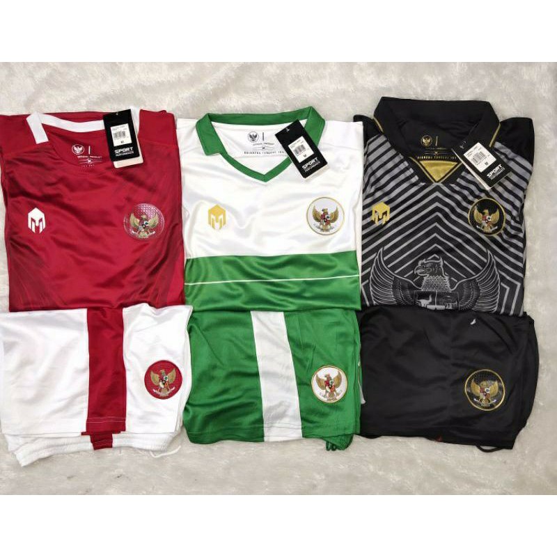 Jersey negara timnas indonesia home away 3rd 2021 1 stel grade ori