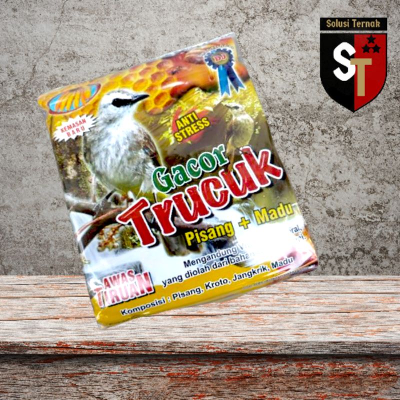Pur Gacor Trucuk Pisang - Pakan Burung Trucuk Pisang