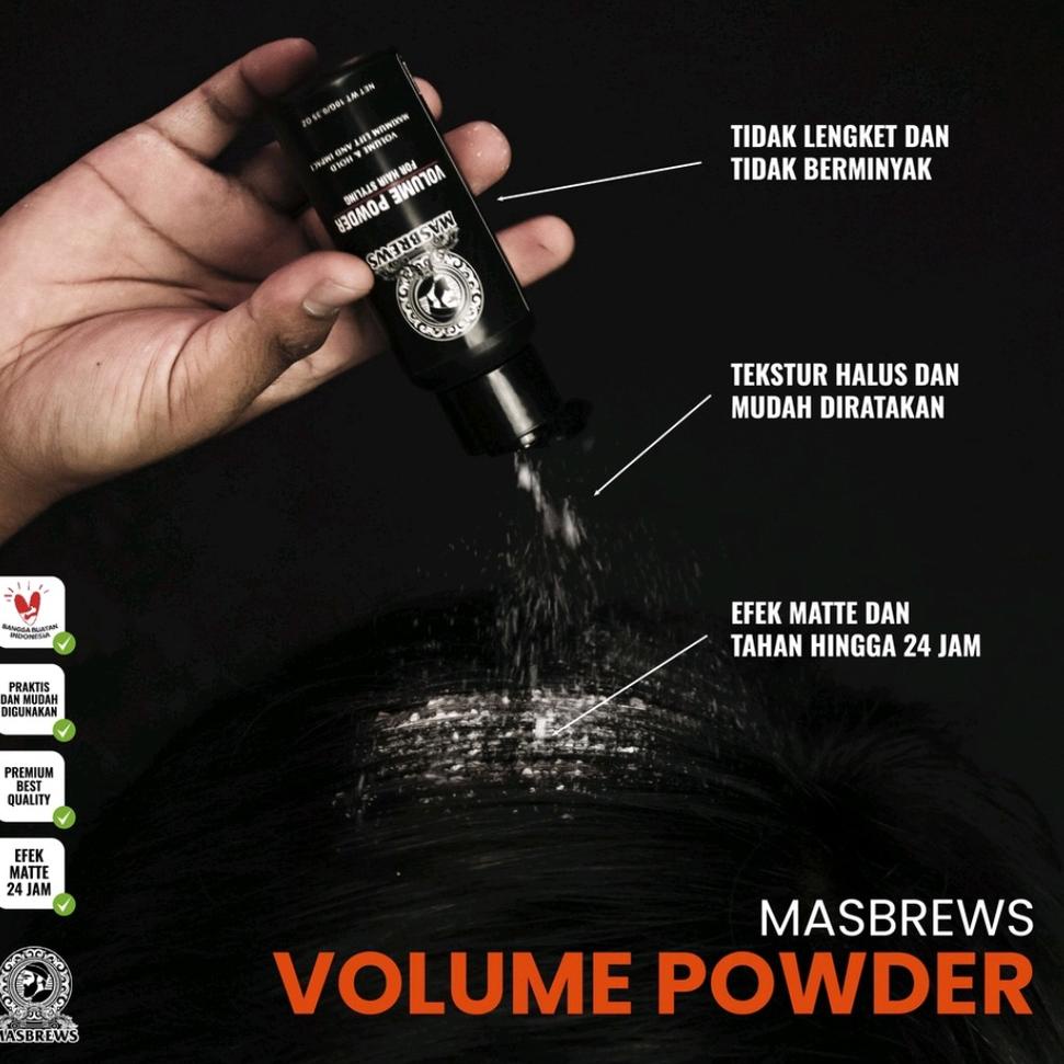 Qus Hair Powder Pria Minyak Rambut hair styling Pomade powder bubuk bedak rambut pria Stok Ready