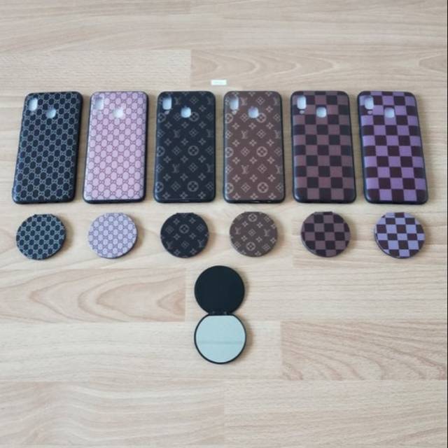 Case Samsung galaxy M10s Fuze Branded + Pop Socket Samsung M107F