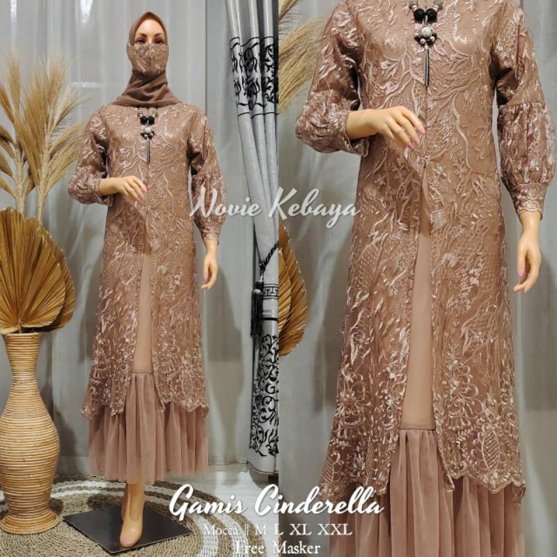 Gamis Tutu Modern / Kebaya Pesta / Kebaya Modern / Gamis Modern / Gamis Pesta Mewah / Kebaya / Gamis