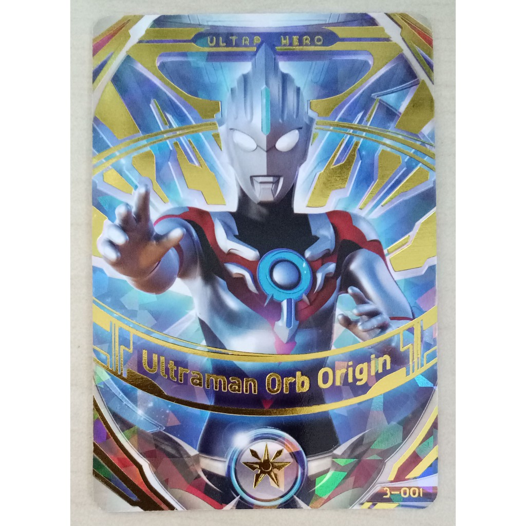 Ultraman Fusion Fight Ver.3 UR Card Ultraman Orb Origin (3-001)