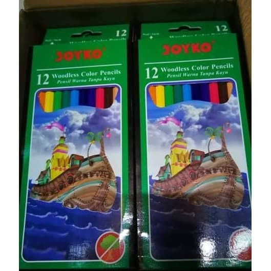 

Kusus Hari Ini Murah! Pensil Warna 12 Joyko Panjang / Pensil 12 Warna Bergaransi