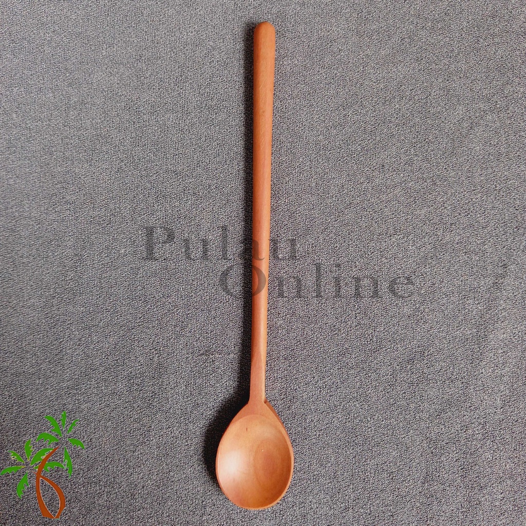 Sendok Jus Bulat Sawo - Sendok Minum Bulat - Sendok Aduk Bulat