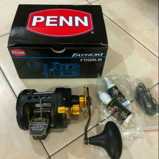 Reel OH Trolling PENN FATHOM 20 LW right handle kanan FTH20LW