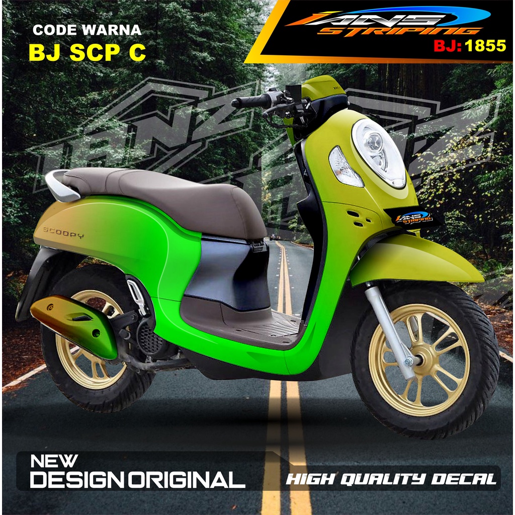 STICKER FULL BODY SCOOPY / STICKER ALL NEW SCOOPY / STIKER FULL BODY SCOOPY TERMURAH / STIKER MOTOR SCOOPY / STIKER MOTOR