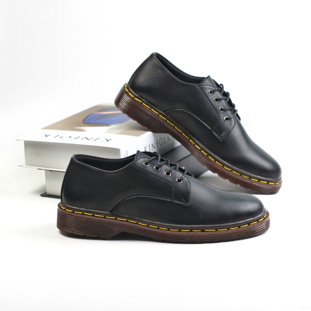 MARTIN - Sepatu Formal Casual Pantofel Pria Resmi Formal Kasual Hitam Brown Kantor Kuliah Kondangan Kerja Dinas Guru Terbaru Rerlaris Murah