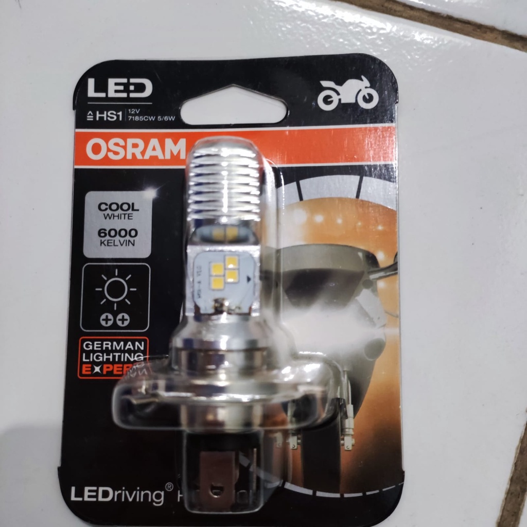 Lampu depan Motor LED Osram HS1 7185CW 12V 5/6W