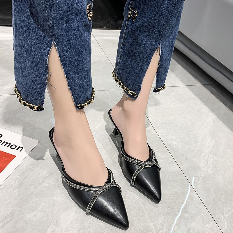 SN1163 - Sandal Heel Pump Elegan Fashion Wanita Import Terbaru