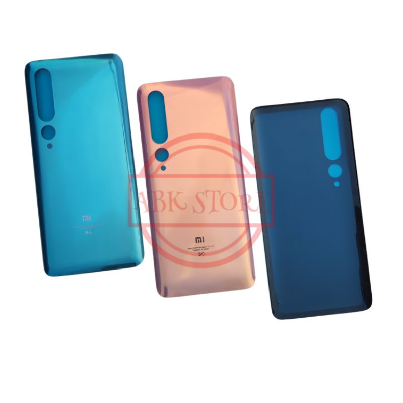 TUTUP BELAKANG BACKDOOR COVER BATERAI BACK GLASS XIAOMI MI 10 5G BACK CASING XIAOMI MI 10 PRO 5G