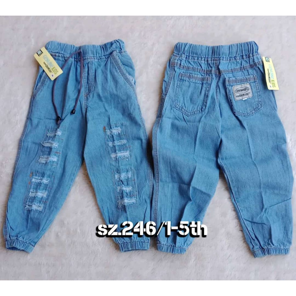 Celana anak murah  joger Ripped 123 old navy usia 1-8 tahun model terbaru-3