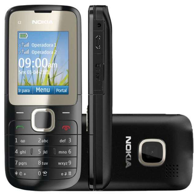 *TERBARU* Nokia C2-00 Dual Sim Original Jadul mewah *TERLARIS*