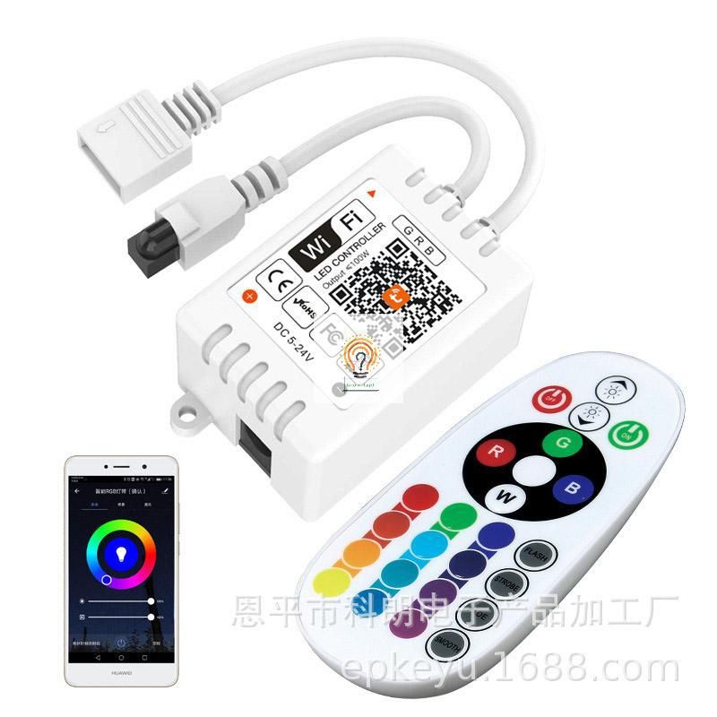 Remot &amp; Controller Wifi / Bluetooth LED Strip 2835/5050 /5meter dan 10 meter