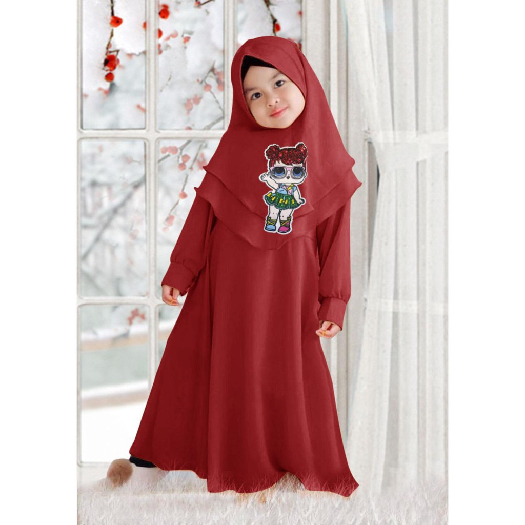 HOPYLOVY - Gamis anak LED Loly Kids bahan Baloteli