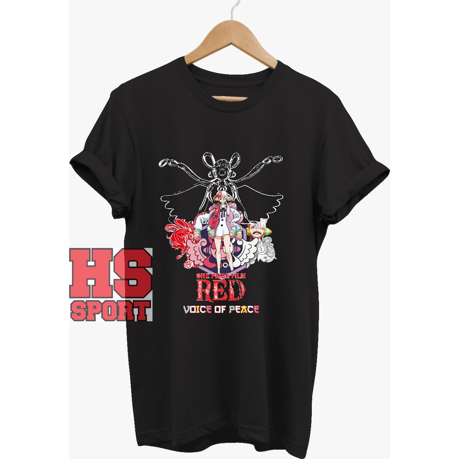 KAOS ONE PIECE UTA RED FILM - BAJU ONE PIECE UTA RED FILM - UTA VOICE OF PEACE - TSHIRT ONE PIECE