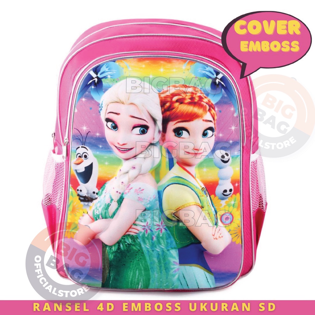 RTM - Tas Ransel Anak Perempuan Ransel UNICORN / BARBIE / FROZENRansel Timbul - BIG EMBOSS SPARKLE RAINBOW - School Bag Tas Sekolah Anak - Tas Anak Sekolah Tas Anak Kecil Tas Anak SD Tas Anak TK Promo Diskon Termurah Terlaris Terbaru Best Seller