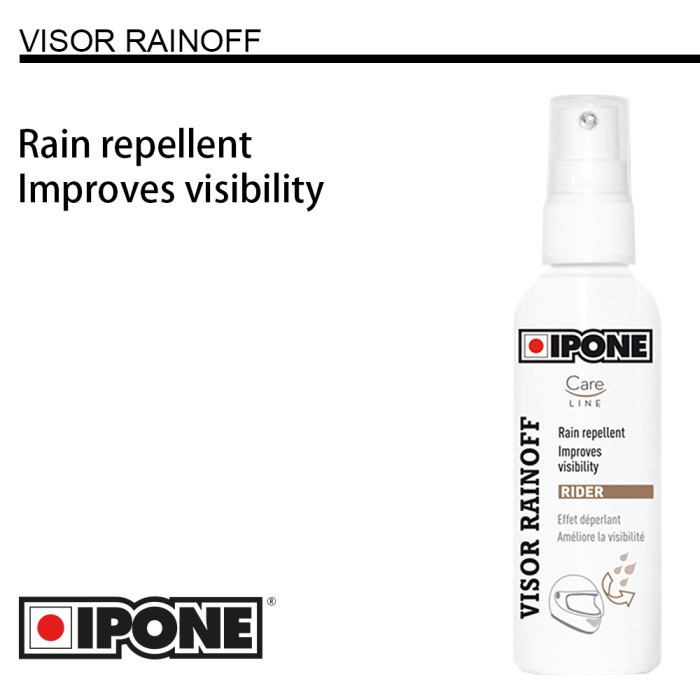 ♛ COD AKTIF ♛ IPONE VISOR RAINOFF 100ML - WATER REPELLENT VISOR HELM