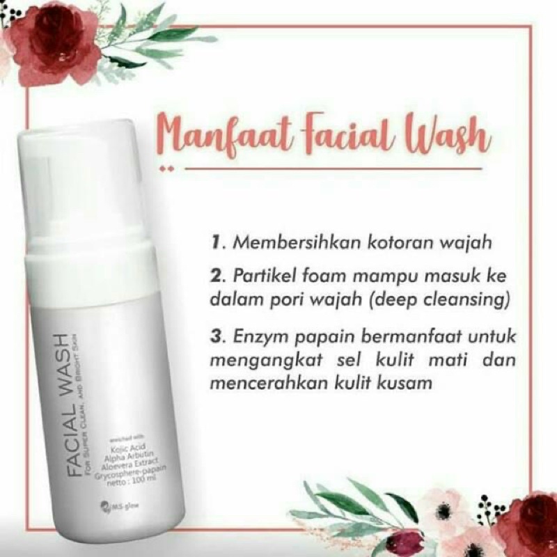 FACIAL WASH / SABUN WAJAH MS GLOW