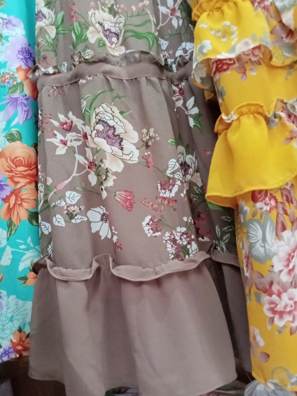 Gamis Ceruty Babydoll Bangkok Seruti Batik Sultan