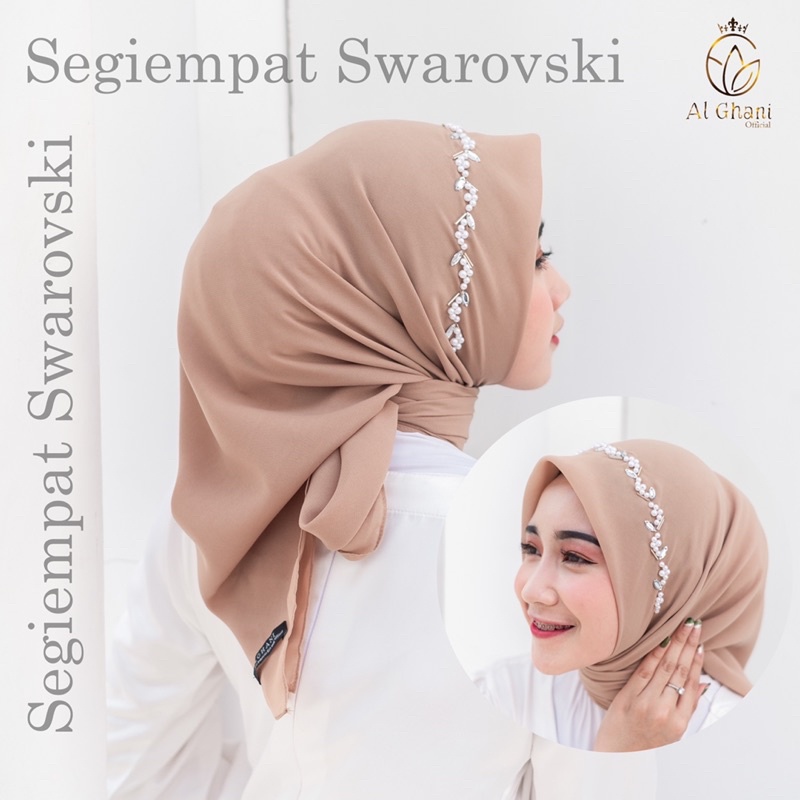 ALGHANI - SEGITIGA SWAROVSKI PREMIUM | SEGIEMPAT PAYET