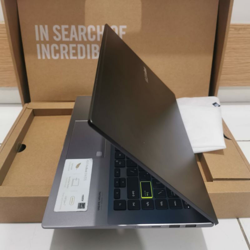 Laptop Asus Vivobook S433F Cor i5-10210 Gen 10 Nvdia Mx 250 Ram 8GB SSD 512GB FHD IPS Fullset Dus Ori bawaan