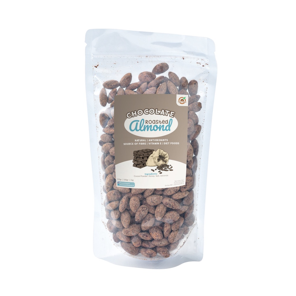 

Chocolate Roasted Almond ( Panggang ) 500 Gr
